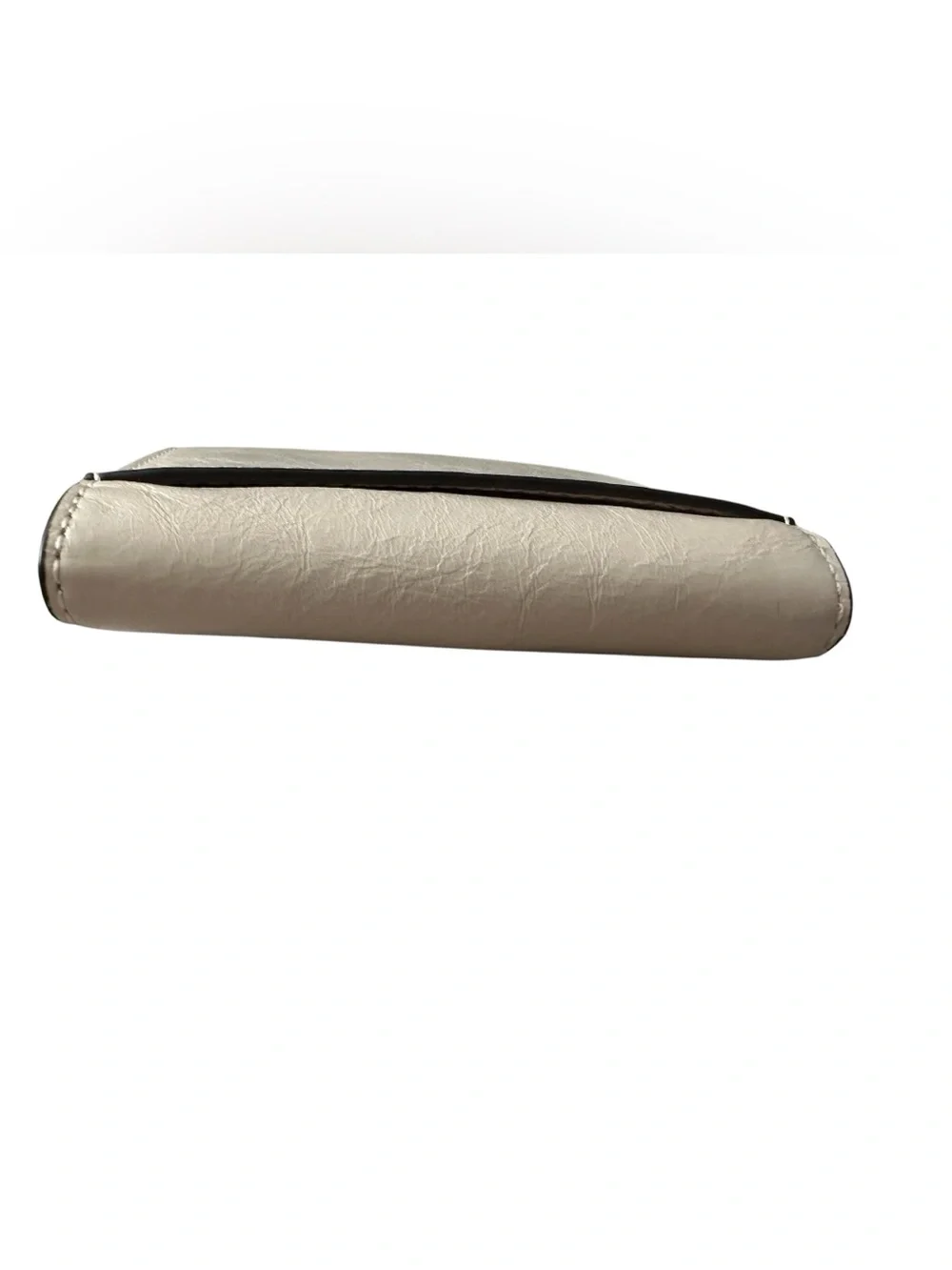 Coach Cherry And Key Charm Glazed Leather Card Case Wallet – Chalk White (NWT)**